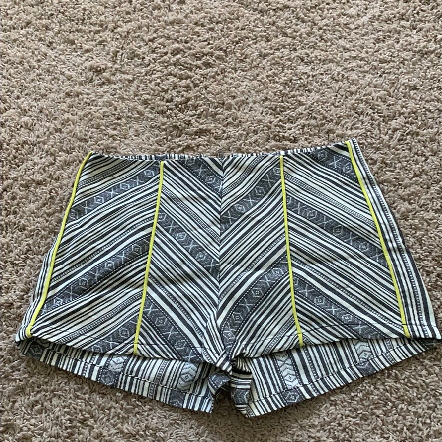 Patterned Gray Shorts
